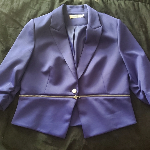 Purple and silver XL Rickis blazer - Picture 1 of 5